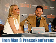 Gwyneth Paltrow und Robert Downey jr. Pressekonferenz zu IRON MAN 3 in München am 12.04.2013 (©Concorde Filmverleih / Kurt Krieger 2013)